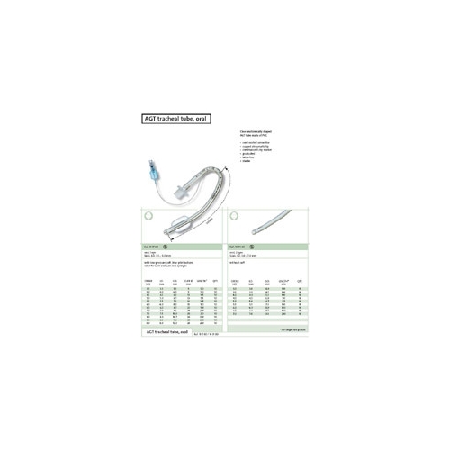 Endotrakealtub med cuff – 8,0mm lavtryk forformet pvc – 10 stk