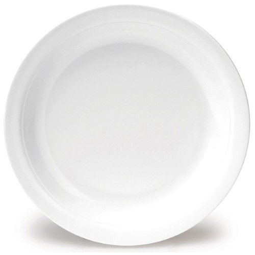 Duro tallrik flat – 17cm vit – 6 st