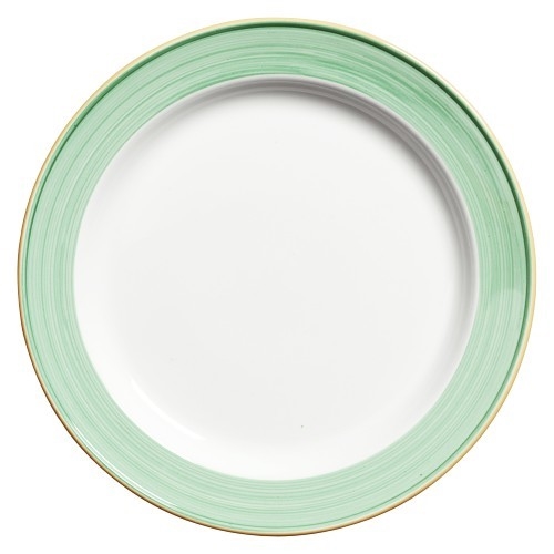Rio tallrik flat – 20cm grön – 12 st