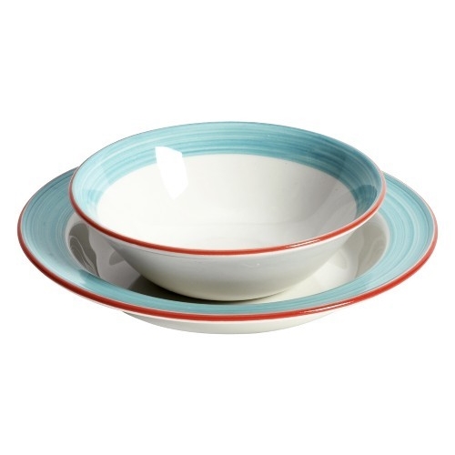 Rio tallrik djup – 17cm blå – 12 st