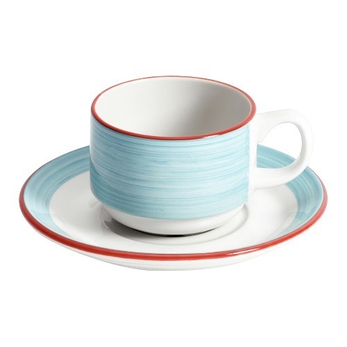 Rio kaffefat – 14,5cm blå – 12 st