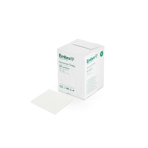 Kompress nonwoven 4L Embra – 7,5×7,5cm karton usteril – 100 stk