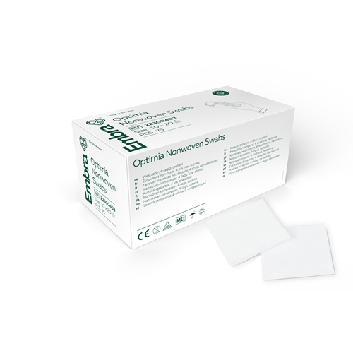 Kompressi nonwoven 4L Embra – 10x20cm disp.boksi steriloimaton – 75 kpl