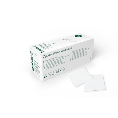 Kompress nonwoven 4L Embra – 5x5cm disp.box osteril – 150 st