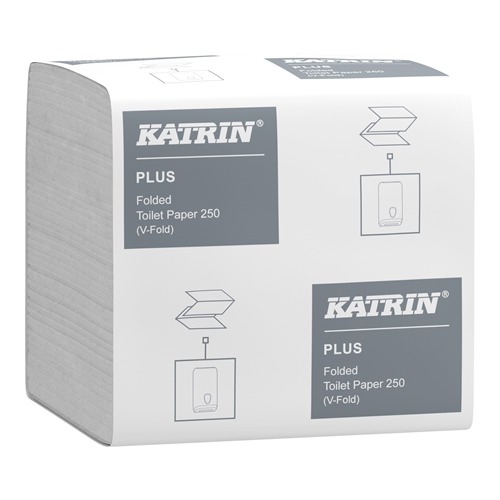 Tualetes papīrs 2 slāņu loksnes – Katrin Plus – 10000 gab.