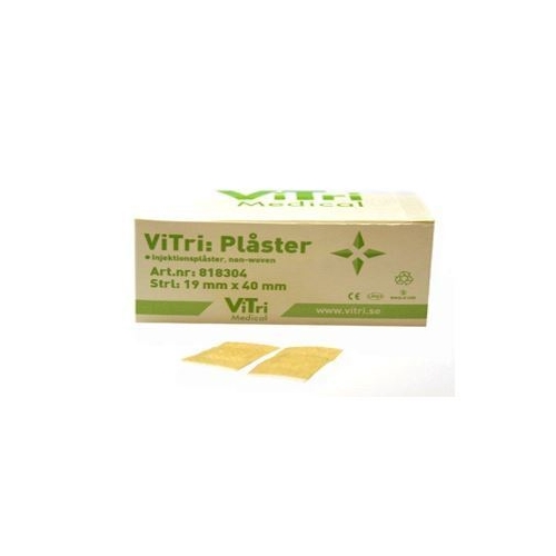Injekcijas plāksteris neausts Vitri – 1,4x4cm bēšs – 250 gab.