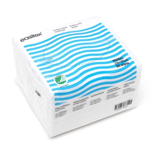 Torkduk Easitex 86 – 28×30 cm ekstra blød glat Svanen – 65 stk