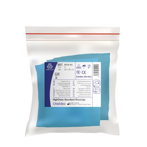 Absorberende forbinding evercare – 20x20cm HR – 5 stk