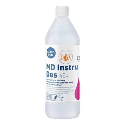 Dezinfekcijas līdzeklis Kiilto Pro MD Instru Des IPA 45+ – 1000ml ar korozijas inhibitoru