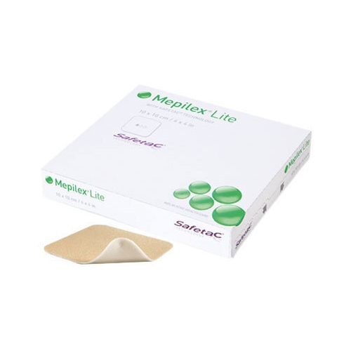 Plāns putu pārsējs ar silikonu Mepilex L – 15x15cm Lite – 5 gab.