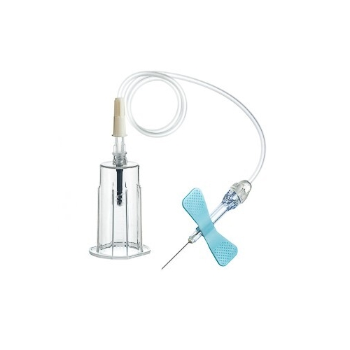 Venprovset VACUETTE Safety – 0,6X19mm 30cm blå m holder – 35 stk