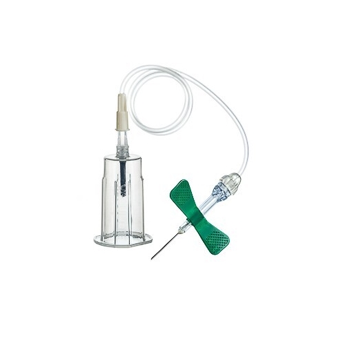 Venprovset VACUETTE Safety – 0,8x19mm 30cm grön m hållare – 35 st