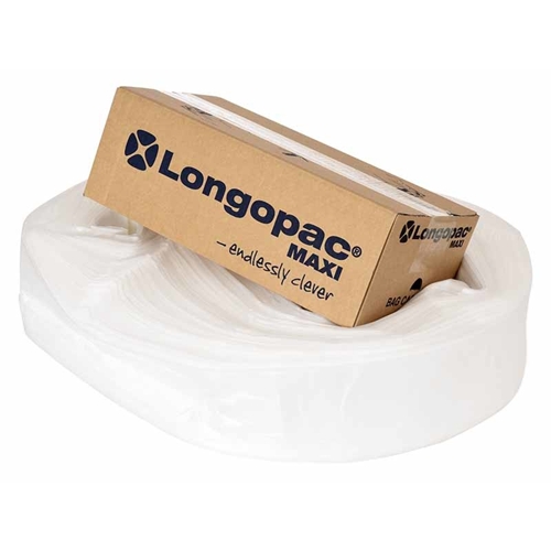 Müllsack Plastik Longopac Maxi – 110m transparent inkl. Sackbindedraht