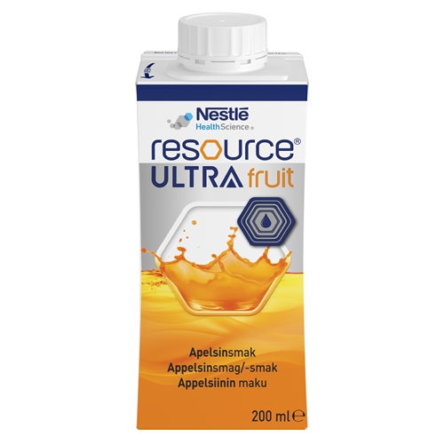 Resource Ultra Fruit – 4×200 ml Appelsin – 4 stk