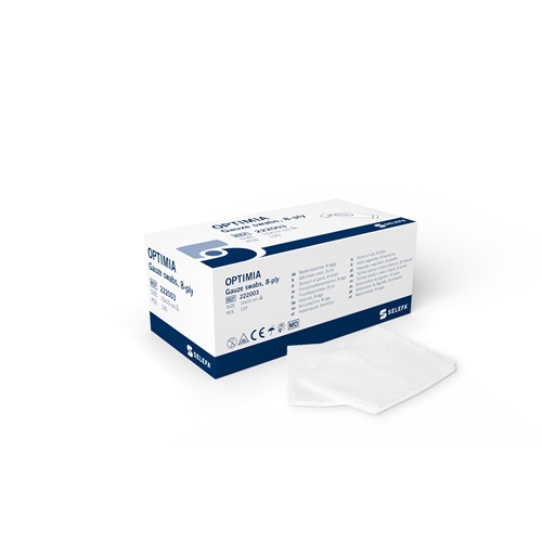 Kompressisidos 8L Selefa – 10x10cm annostelulaatikko steriloimaton – 120 kpl