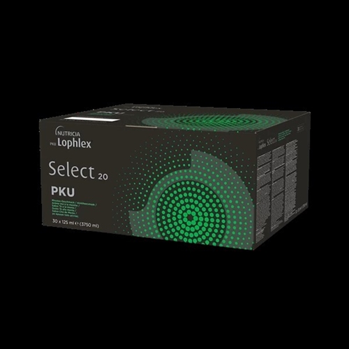 PKU Lophlex Select LQ – 30×125 ml Münt-Tee – 30 tk