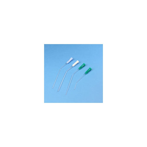 Øresugkanyle plast enkeltbøjet – 4,0x160mm hvid – 40 stk