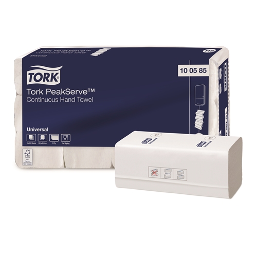 Papirhåndklæde 1-L PeakServe – 20,1×22,5cm Universal – 4920 stk