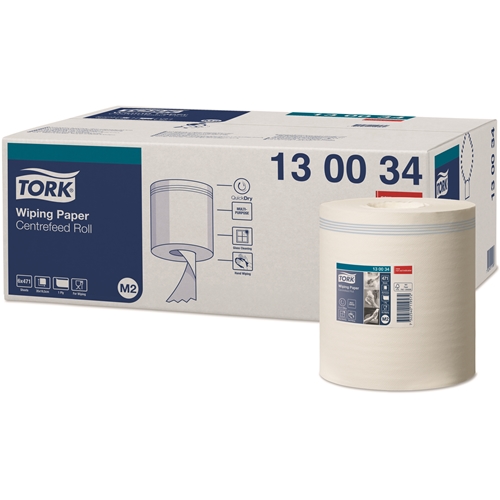 Torkrulle 1-L centrummatad M2 – Tork Premium 165m hvid – 6 stk