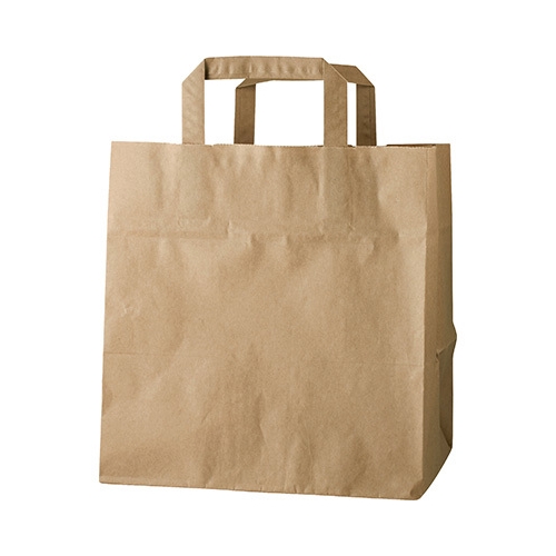 Papīra maisiņš – 13L 260x170x250mm brūns – 250 gab