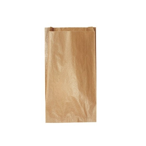 Papīra maisiņš plakans – 2kg 200x70x350mm brūns – 1000 gab.