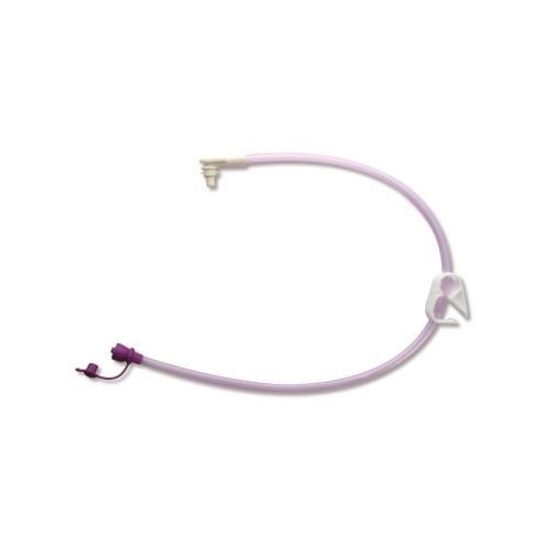 Forlængerslange Nutrisafe 2 – 30 cm vinklet til gastrostomi-knap – 10 stk
