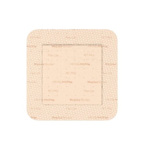 Plāns putu pārsējs ar silikonu Mepilex Flex L – 7,5×7,5cm Border Lite – 5 gab.