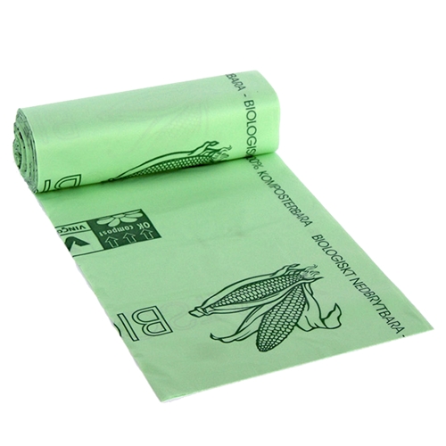 Bioloģiskā atkritumu maisa BIOSTARK Star-seal – 140L 870x1320mm 17my zaļš – 16 gab