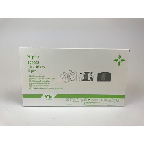 Silikona komprese Sipro – 10x18cm – 5 gab