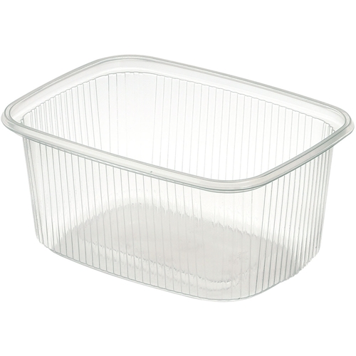 Plastmasas PP taisnstūra Delipack – 250ml 108x82x50mm caurspīdīgs – 50 gab