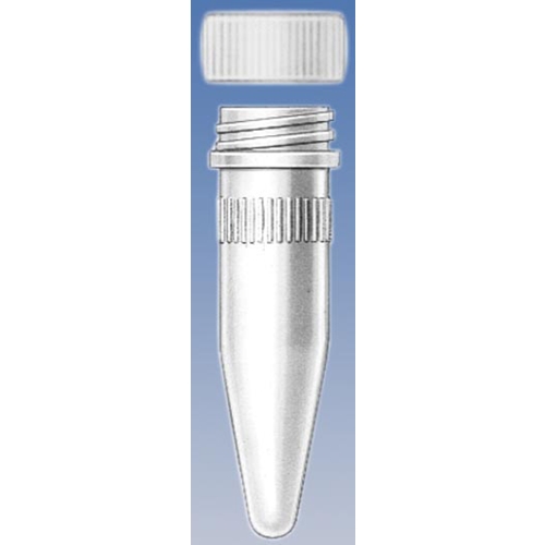 Kriovials ar konisku apakšu bez pamatnes – 1,5 ml PP – 100 gab.
