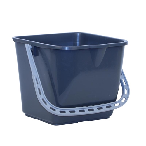 Plastmasas spainis kvadrātveida/apaļš – 15L Basic pelēks