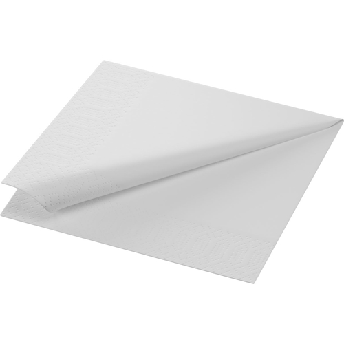Salvetes 1/4 salocītas 2 slāņi – 33x33cm Duni baltas – 125 gab.