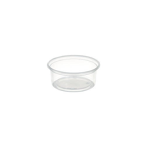 Plastmasas trauks PP apaļš Delipack – 200ml 101x101x37mm tr – 50 gab