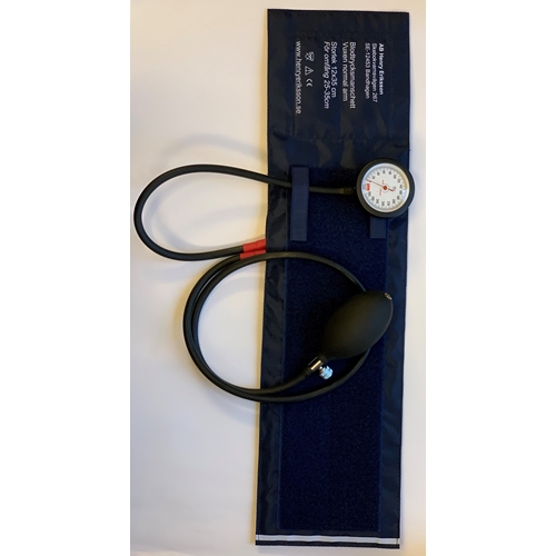 Blodtryksmåler HE manuel PVC-fri – 12x35cm med boso fix manometer