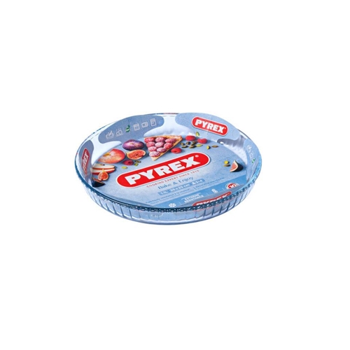 Pajform rund glas 30cm – Pyrex – 6 st
