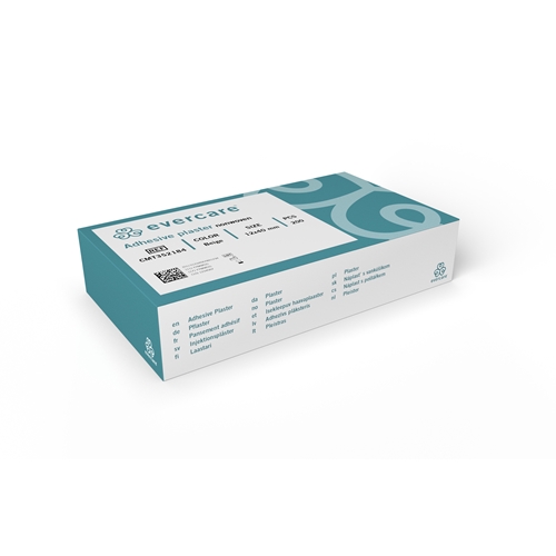 Injektionspflaster Vliesstoff Evercare – 1,2x4cm beige – 200 St.