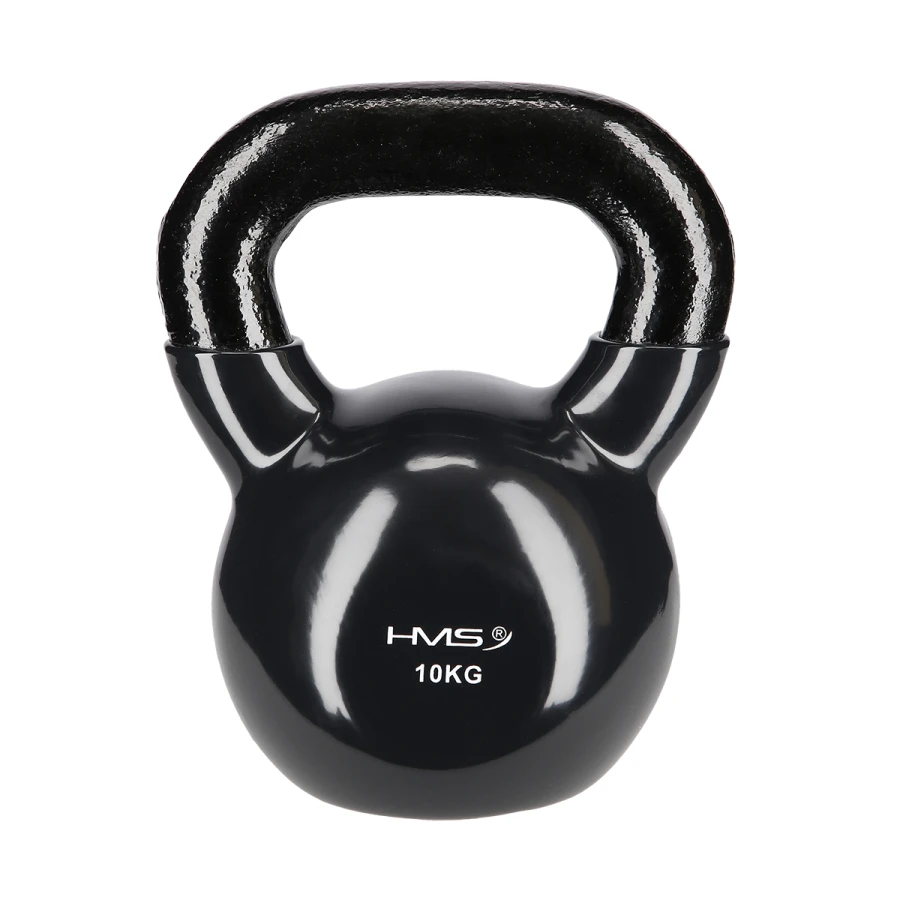 Melns čuguna kettlebells HMS KNV