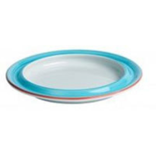 Rio Steelite pet-emot-tallrik – 26cm blå – 6 st