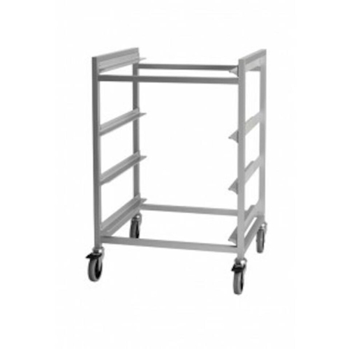 Korgvagn låg 55,9x50x91,4cm – för 4st 50x50cm korgar