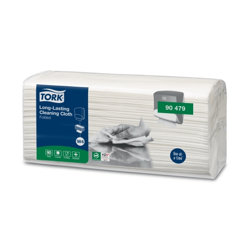 Torkduk Rengöringsduk W4 – 35,5x41cm vit Tork Premium – 90 st