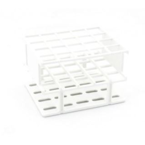 VWR mēģeņu statīvs – 4×5 caurules 20mm caurulēm, balts