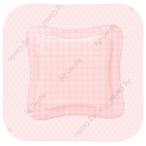 Skumforbinding sølv silikone Allevyn Ag Gentle B – 12,5×12,5cm Border – 10 stk