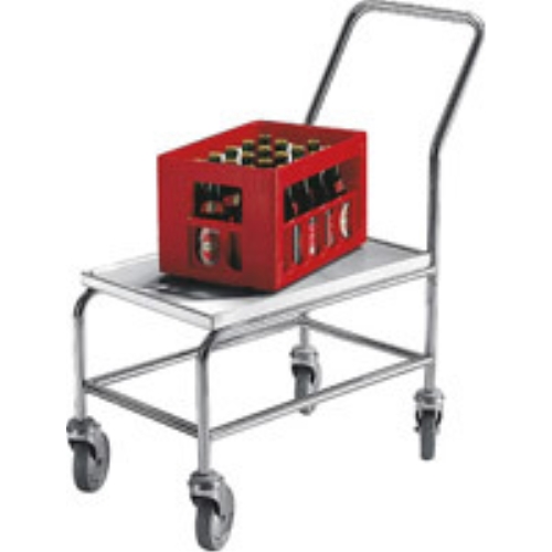 Platåvagn rostfri hög skiva – 60x40cm 82x44x95cm