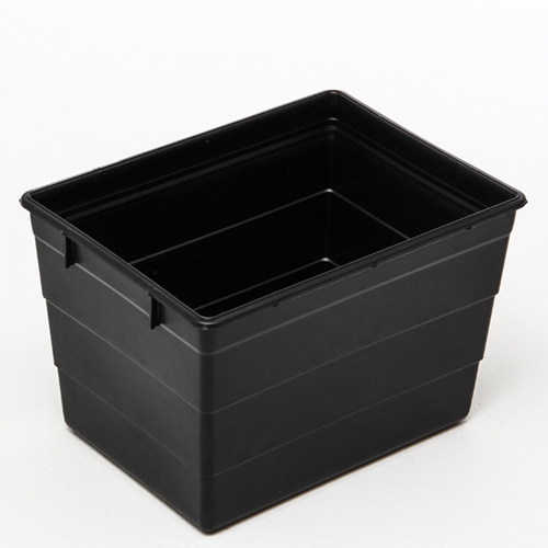 Riskavfallsbox San Sac – 25lit utan lock svart