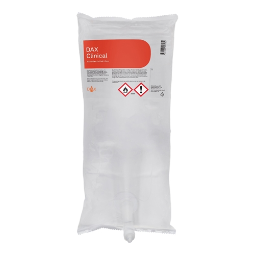 Dezinfekcijas līdzeklis Dax Clinical 75% – 1000 ml iepakojums – 6 gab.