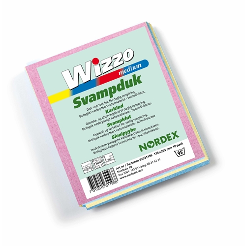 Trauku lupatiņa Wizzo M – 17x21cm dažādas krāsas – 4 gab.