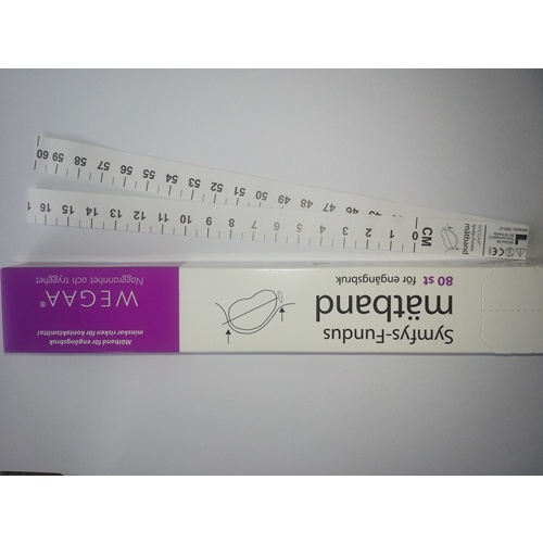 Mērlente simfīzes-fundusa WEGAA – 60cm CE marķēta vienreizlietojama – 80 gab.