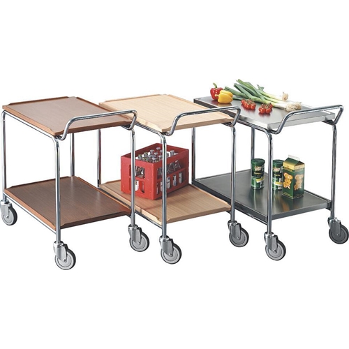 Bordsvagn – rostfri 90x55cm 2 hyllor