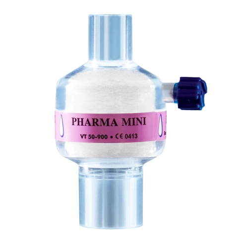 Filter HMEF Pharma Mini – 28ml TD50-900ml med port – 50 stk